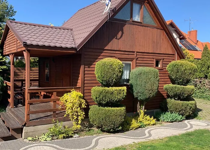 Jasminowa Przystan Деревянный коттедж